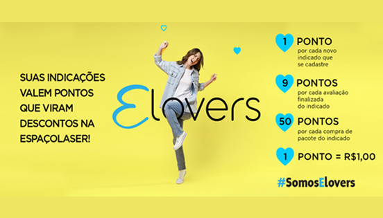 Ganhe descontos na Espaçolaser no Programa Elovers - Dica na Net - Amostras  Grátis, Brindes e Promoções